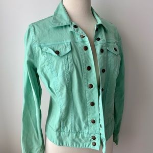 Lucky Brand Green Denim Jacket